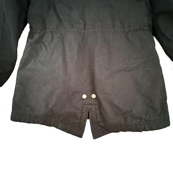 Tally Weijl ~ outerwear collection ~ black overcoat with plush lining ~ size 34 - Picture 11 of 14